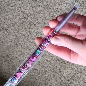 Rhinestone makeup blending brush